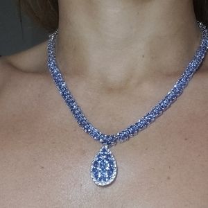 Exquisite Tanzanite necklace New w tags